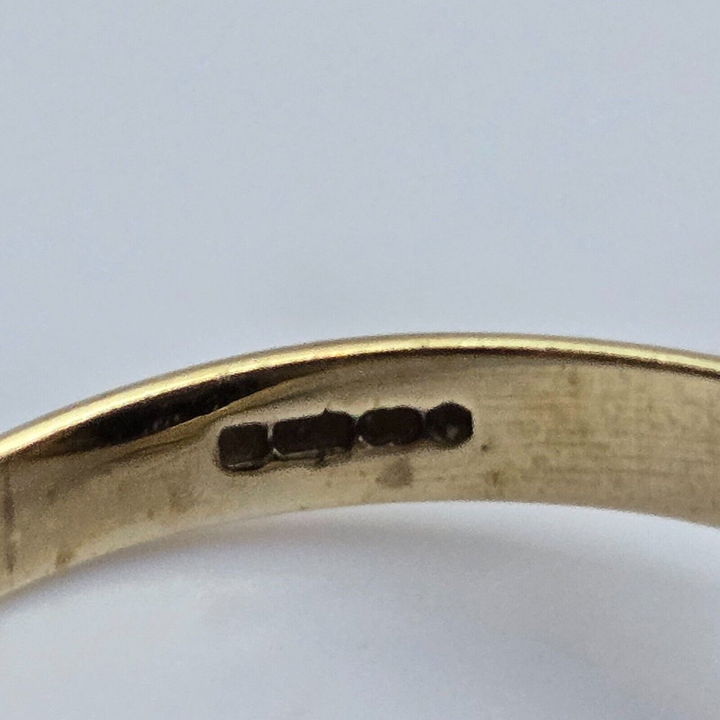9ct Yellow Gold Tiger Head Ring Black Onyx Gemstones Weight 3.1g Ring Size S