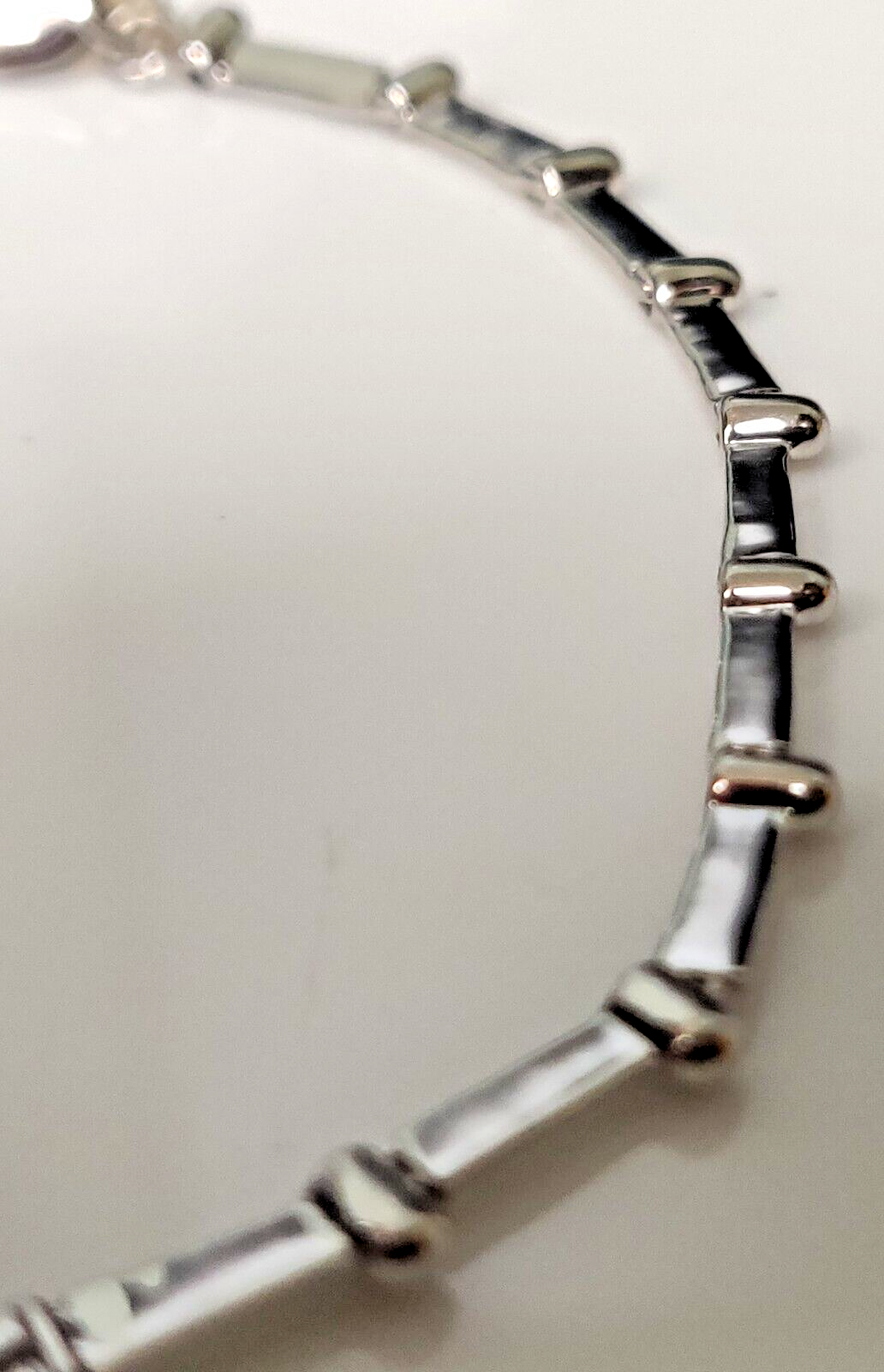 9ct White Gold Tennis Bracelet Black Diamonds Natural Gemstones 20cm Long
