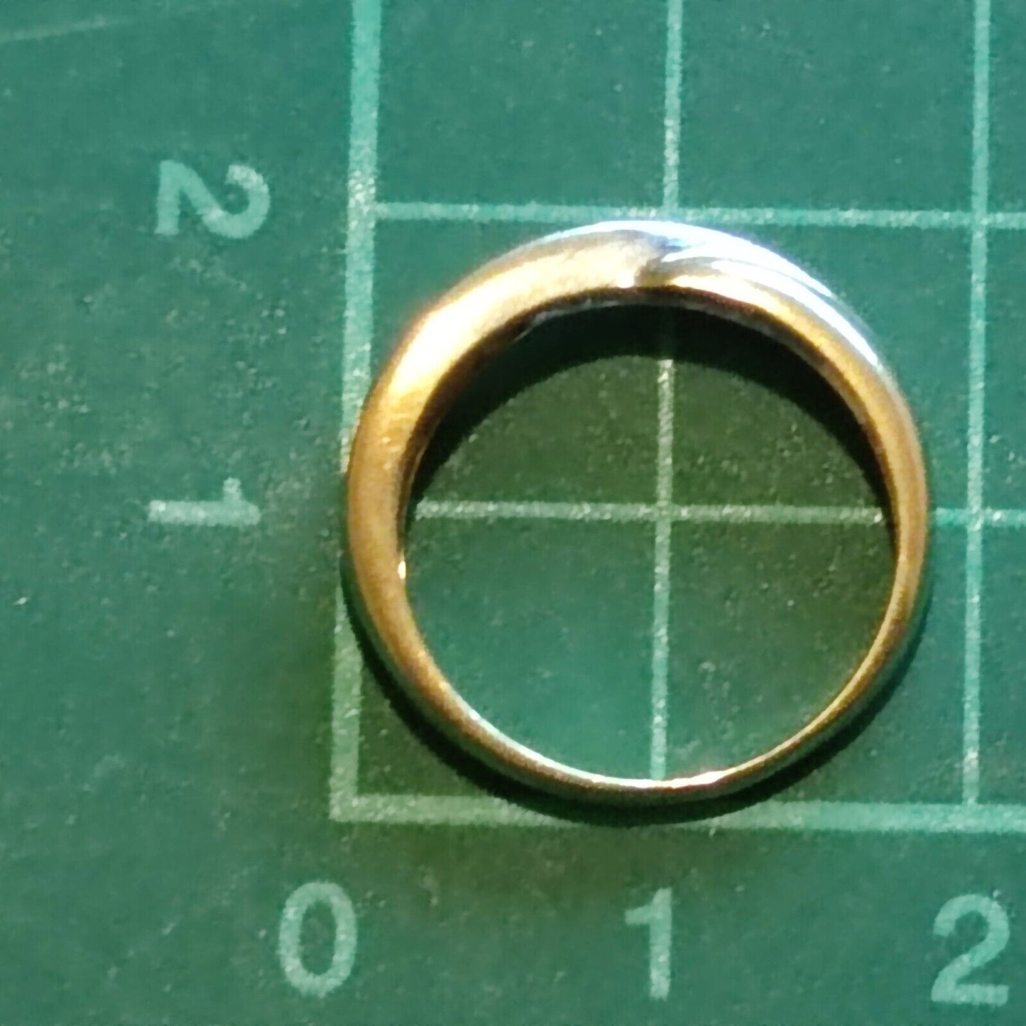 9ct Yellow Gold Ring 0.25ct Diamonds 375 Hallmark Ring Size J 1/2 - 9k Gold