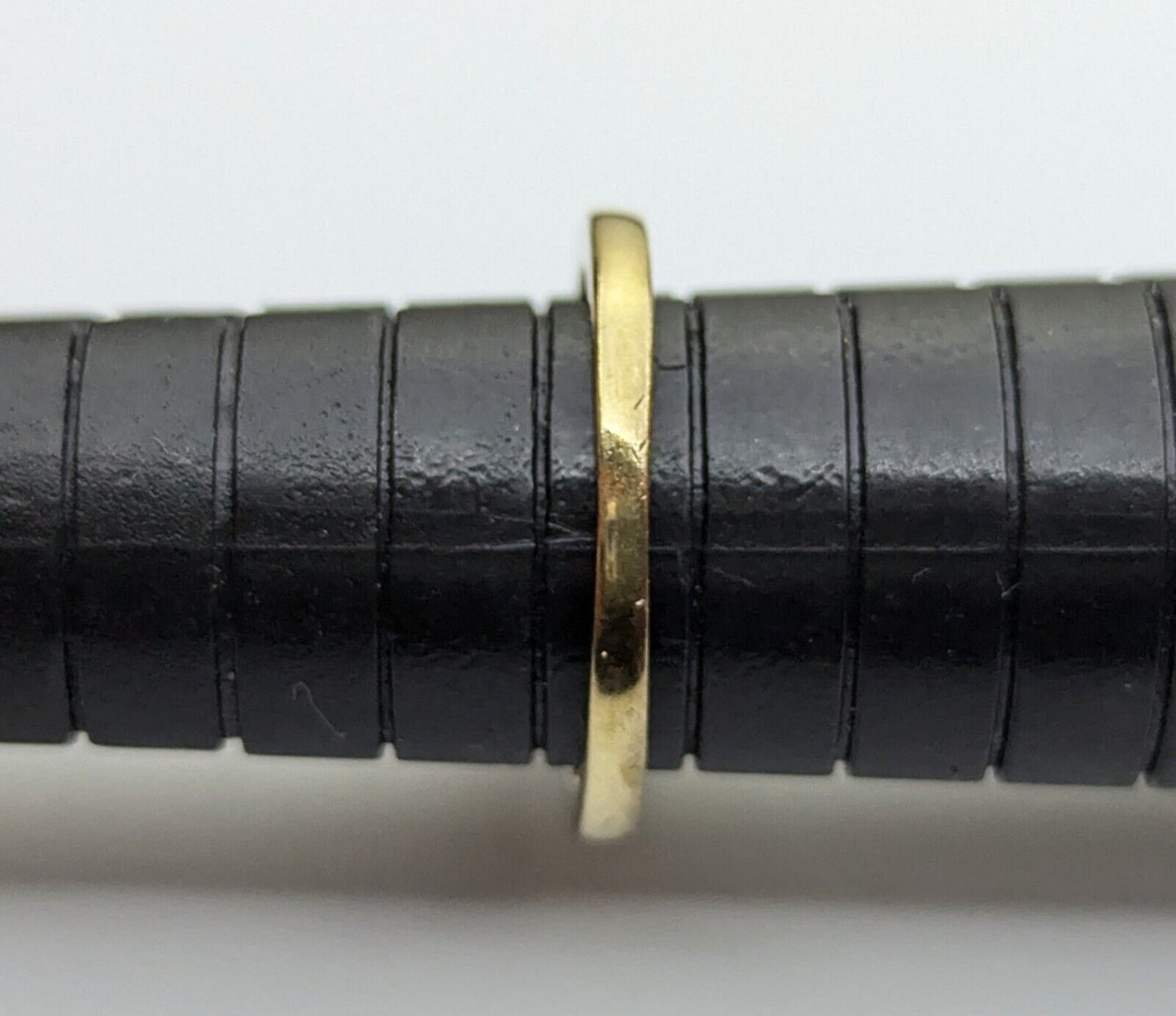 Vintage 9ct Yellow Gold Ring Round Diamonds Gemstone Prong Setting Ring Size L